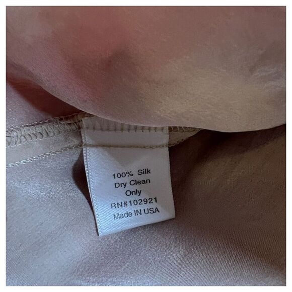 Development by Erica Davies Red Floral Sheer 100% Silk Floral Print Dress Size 0 - Picture 6 of 7